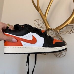 Nike air Jordan dunks - black / orange